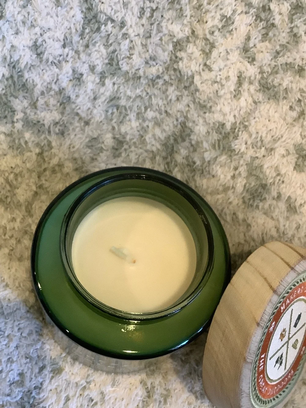 Forest Walk Hand Poured Scented Soy Wax Candle With Pressure Lid NWT 12.20 oz.